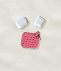 Pink Airpods Crochet Pouch