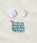Seafoam Airpods Crochet Pouch